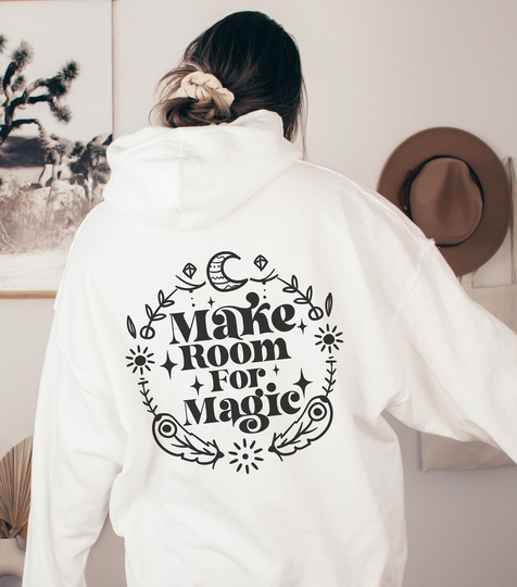 Make Room For Magic Unisex Heavy Blend Hooded Sweatshirt, Witchy Hoodie