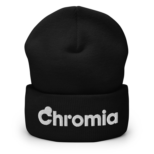 Chromia Beanie, Embroidered Hat, Crypto Gift