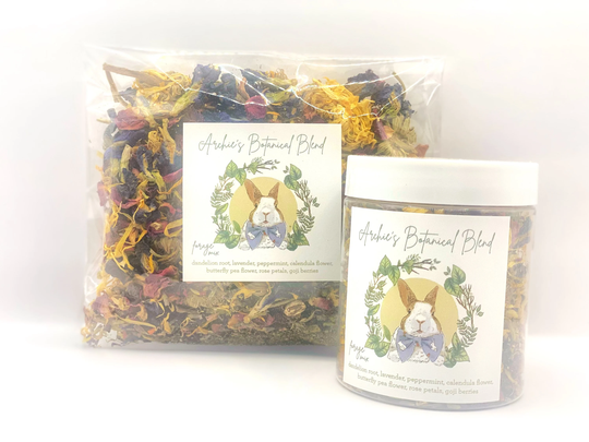 Archies Botanical Garden | Forage Mix Organic Blend For Bunnies/Small Pets