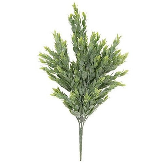 Rainwashed Leaves 21" Faux Greens Bush