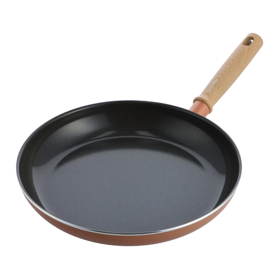 10 Inch GreenPan Copper Forage Nonstick Ceramic Frying Pan: Metallic - Aluminum by World Market