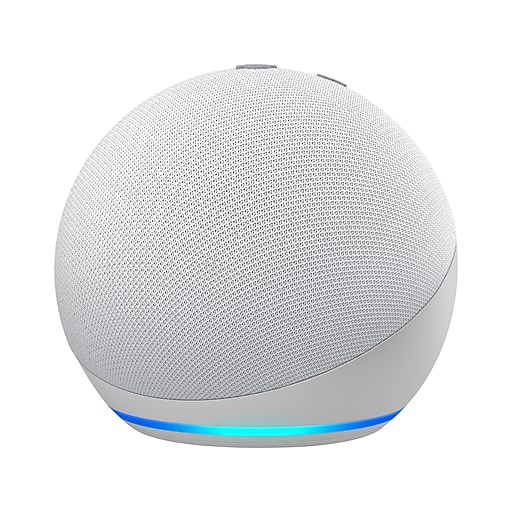 Amazon Echo Dot (4th Gen) 53-024274 Streaming Media Speaker, Glacier White