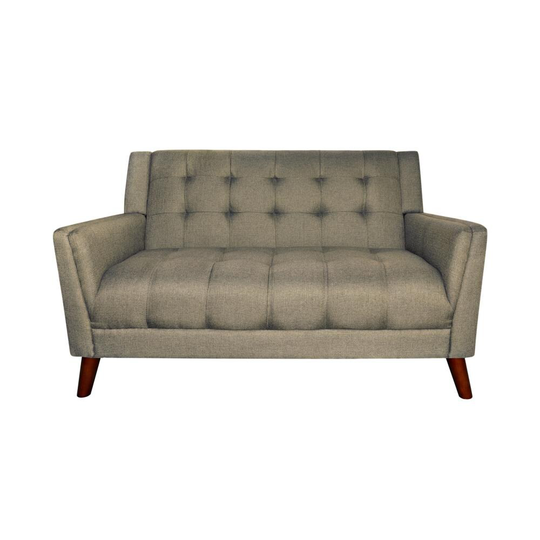 Best Selling Home Decor Candace Midcentury Mocha Polyester/Blend Loveseat in Brown | 305545