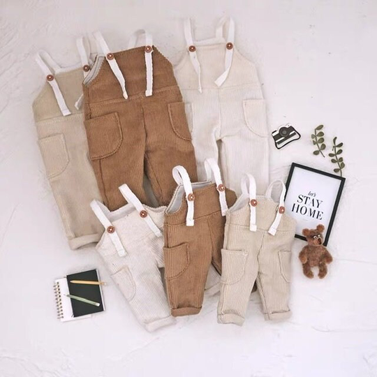Blythe Outfit/ Corduroy Overalls/Suspender Trousers
