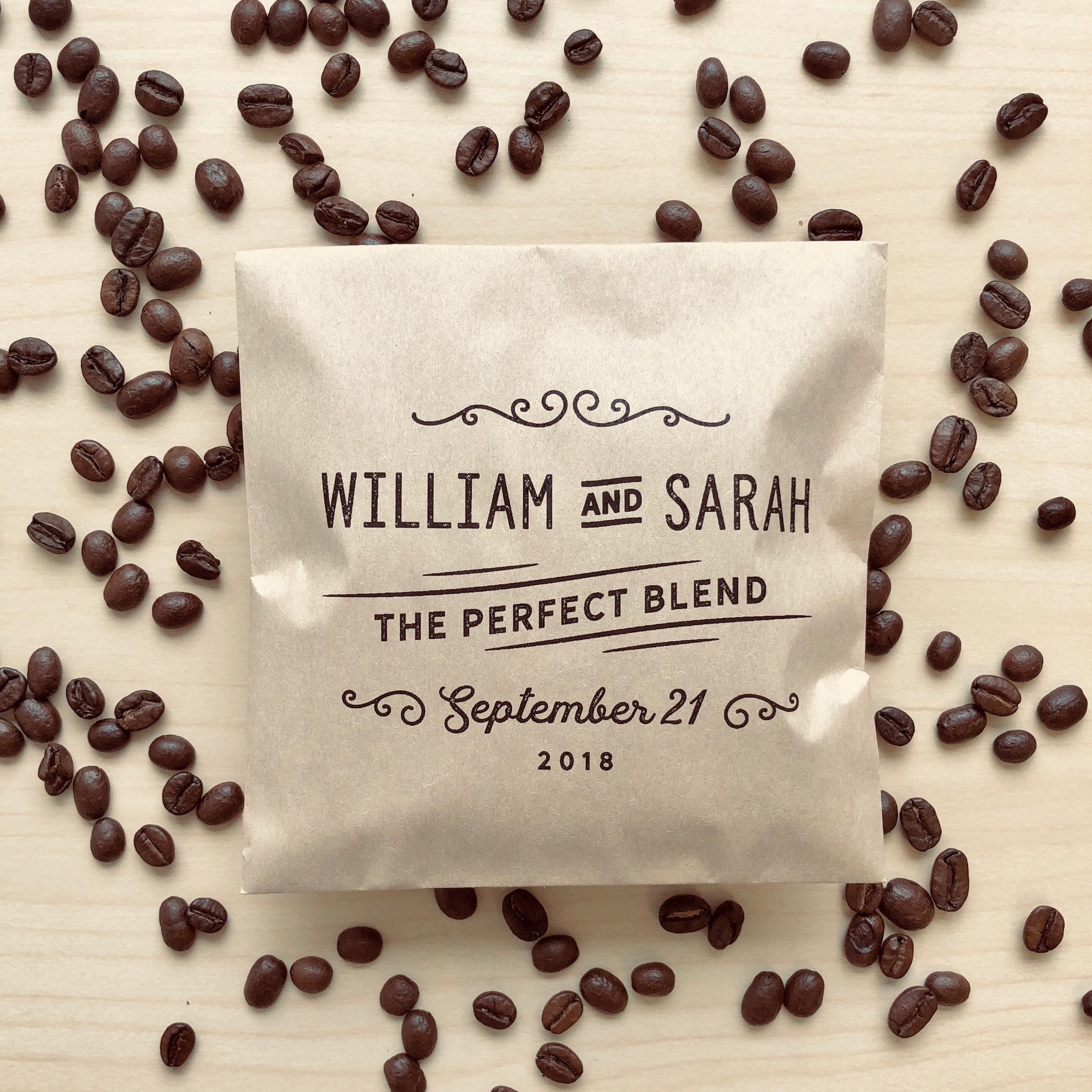 The Perfect Blend - Coffee Wedding Favour Bags Bags Only