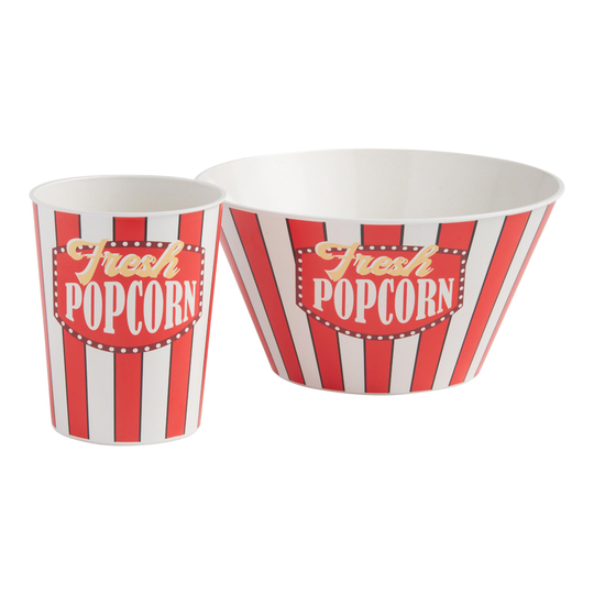 Bamboo Fiber and Melamine Popcorn Serveware Collection by World Market