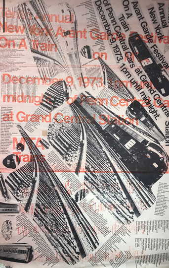 Event Poster For The Avant Garde Festival 10Th Annual New York Festival, 1973