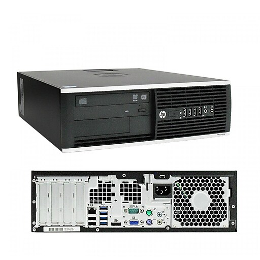 HP 6300 Pro Sff Intel Core I5 3470 3.2Ghz 16GB RAM 1TB And 80GB SSD DVDRW W10 Pro, Refurbished
