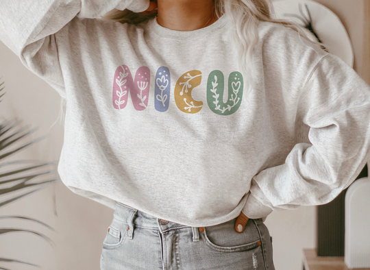 Nicu Nurse Sweatshirt For Neonatal Intensive Care Unit Nurses, Icu Shirts, Nursing Student Gifts, New Future Nicu