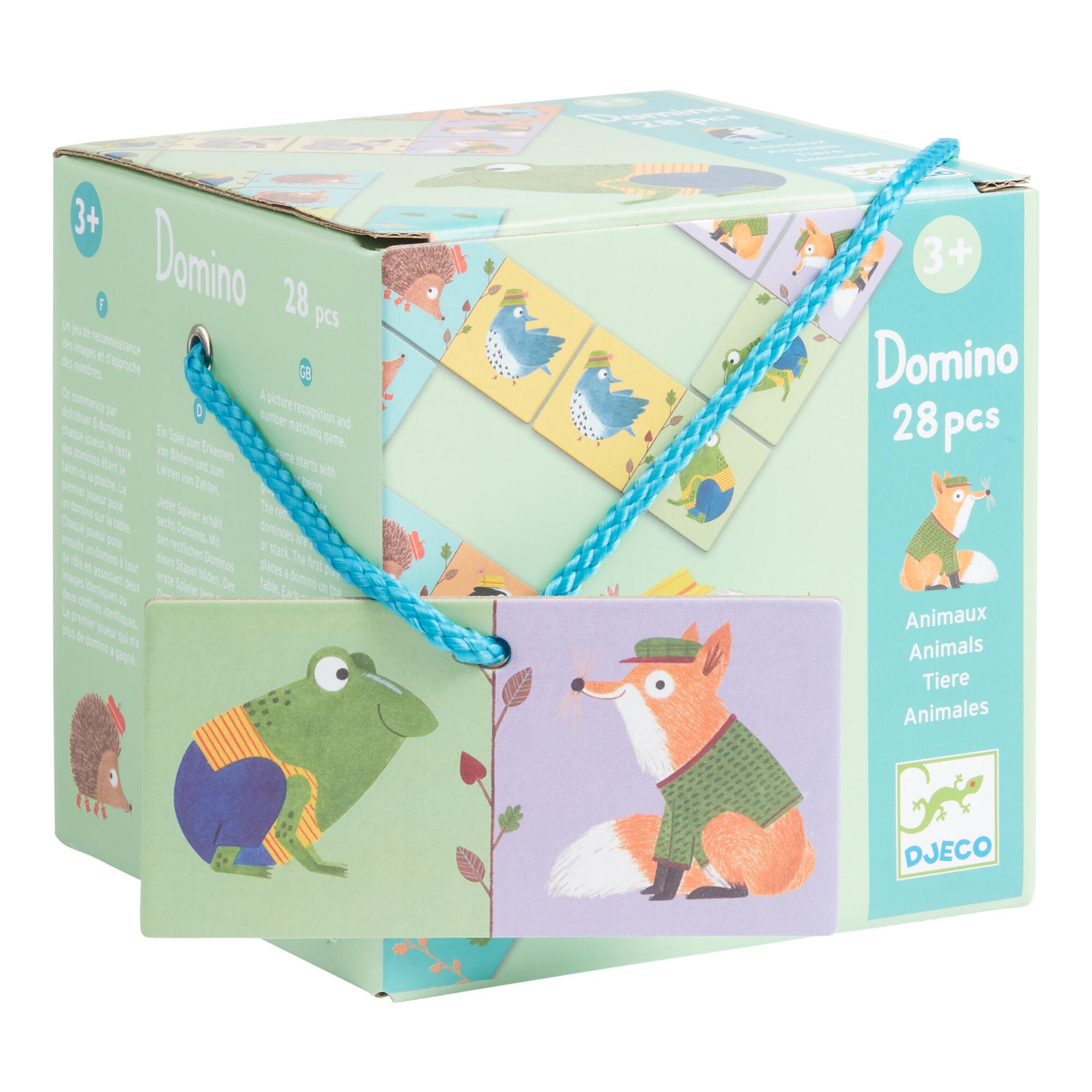 Djeco Animal Dominoes: Multi - Paper by World Market
