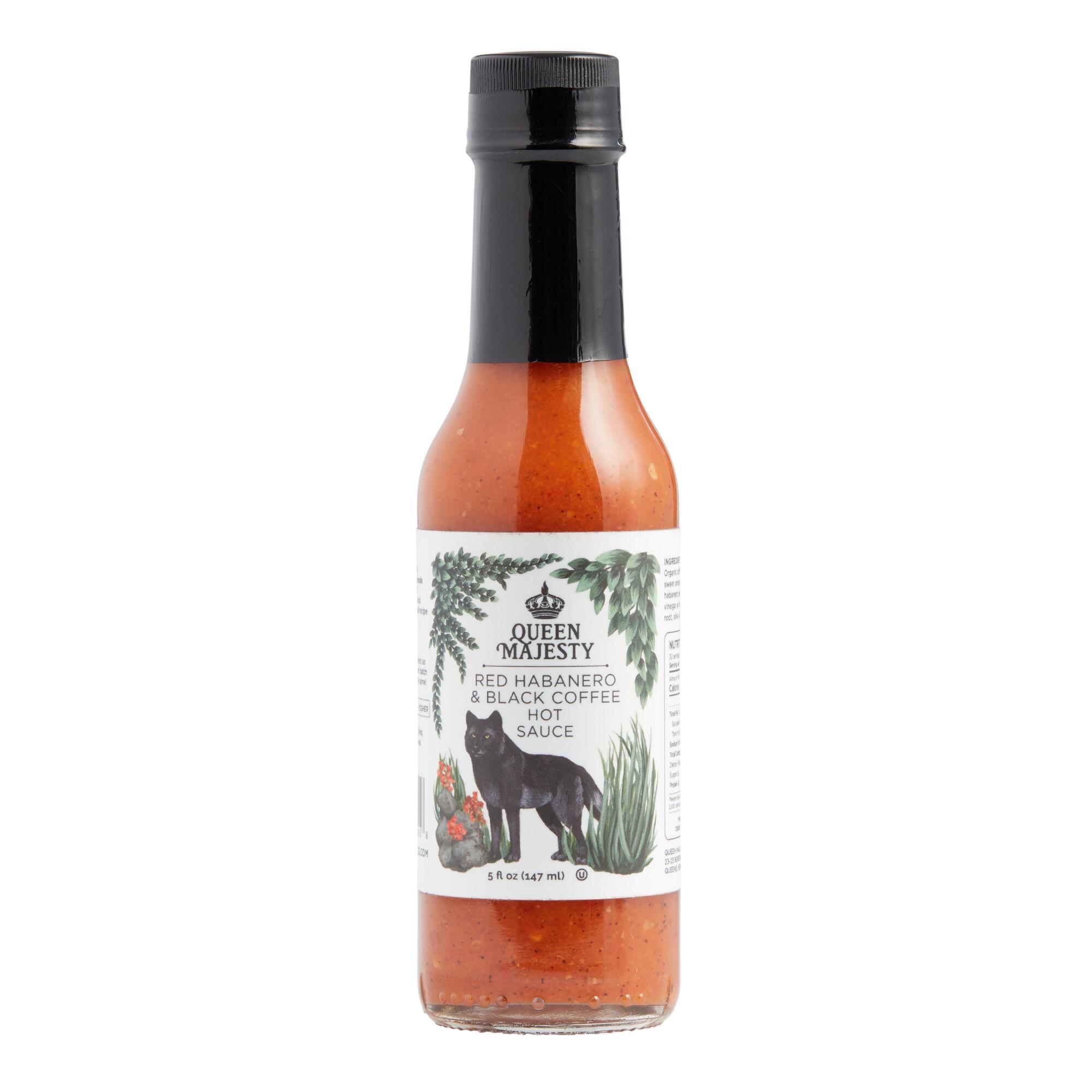 Queen Majesty Red Habanero and Black Coffee Hot Sauce by World Market