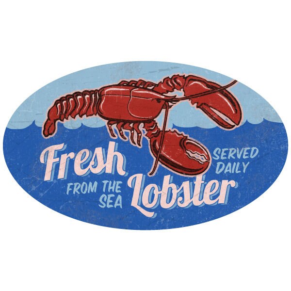 Lobster Fresh Seafood Daily Wall Decal