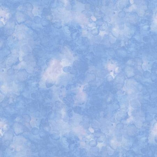 Sky Blue Solid-Ish Blender Kimberly Einmo 44 Inches Wide 100% Quilting Cotton Fabric Tt-C6100-Kim-Sky
