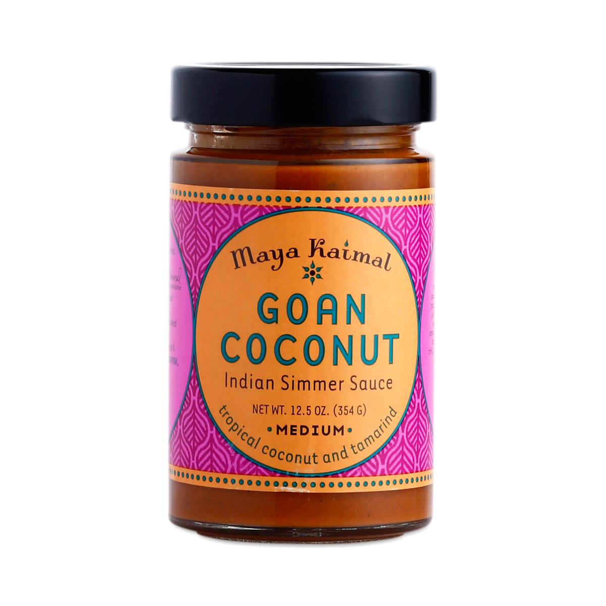 Maya Kaimal Goan Coconut Indian Simmer Sauce, Medium 12.5 oz jar