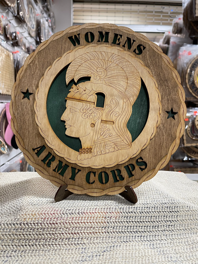 Womens Army Corps Large Plaque