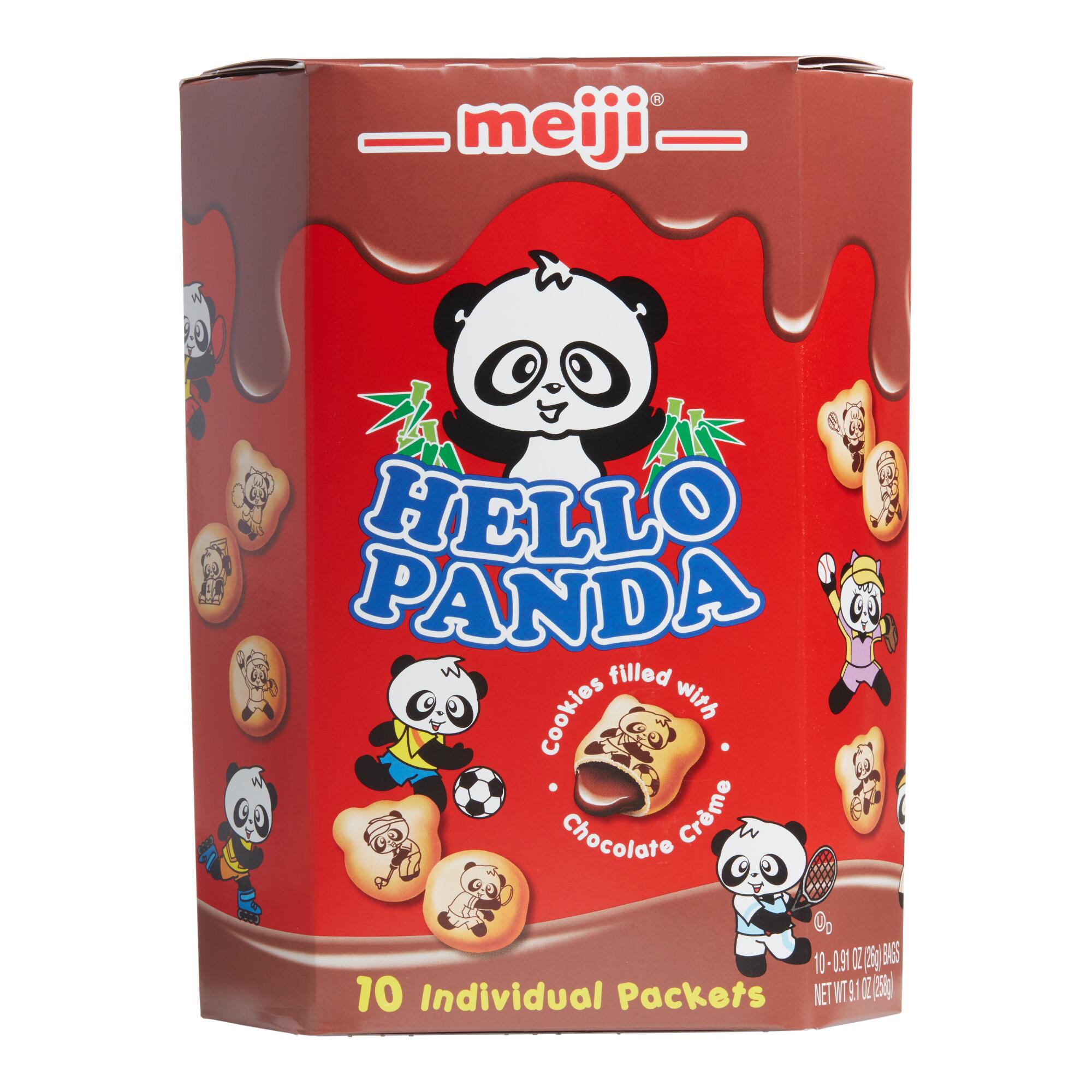 Meiji Hello Panda Chocolate Cookies 10 Pack by World Market