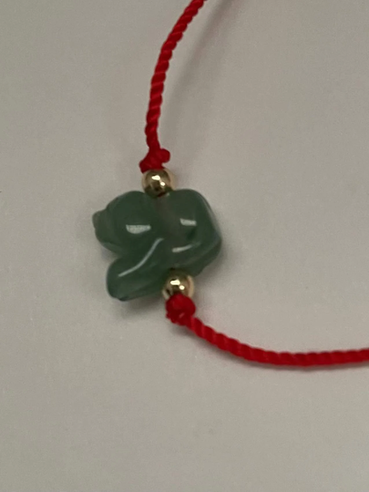 12 Zodiacs - Small Zodiacs Bracelet & Anklet For The Year Of Rabbit With Gold -Filled Balls