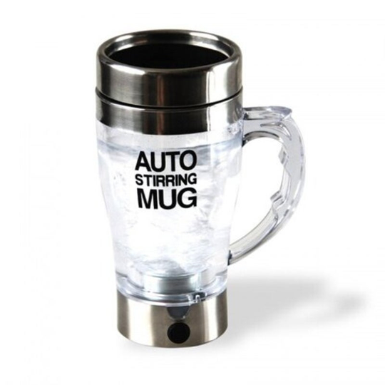 Automatic Blender Coffee Mug Automatic Mixing Cup Milkshake Cup Grain Powder Pipette Cup 350Ml - Standard-Pack of 2