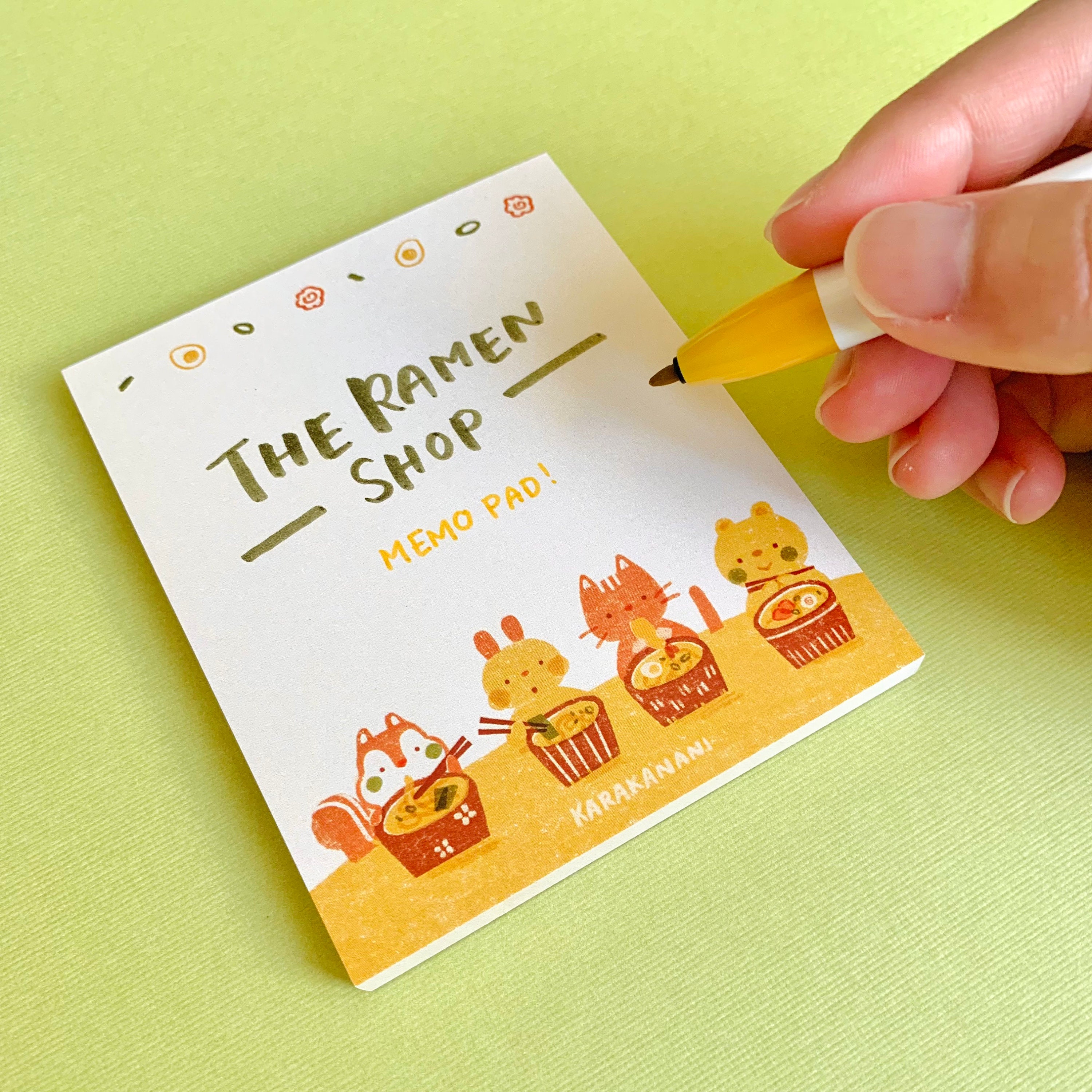 The Ramen Shop Memo Pad
