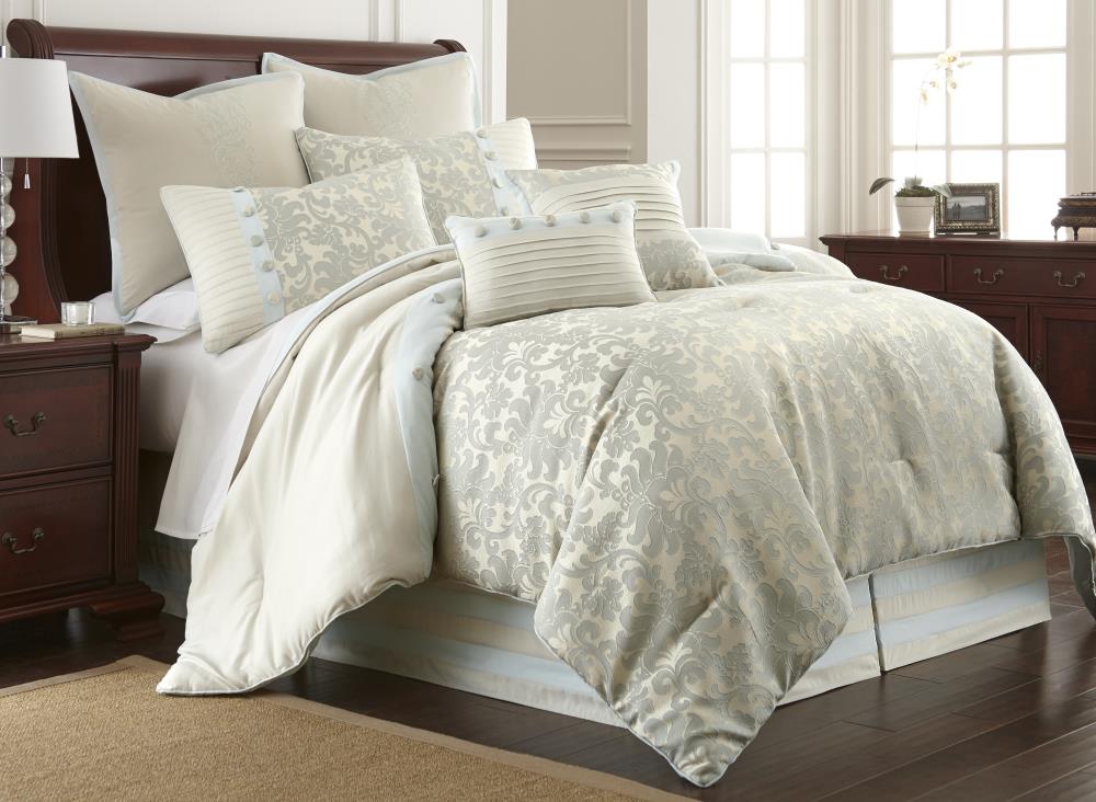 Amrapur Overseas Selerina comforter set Multi Multi Reversible Queen Comforter (Blend with Polyester Fill) | 38EJECMG-SLR-QN