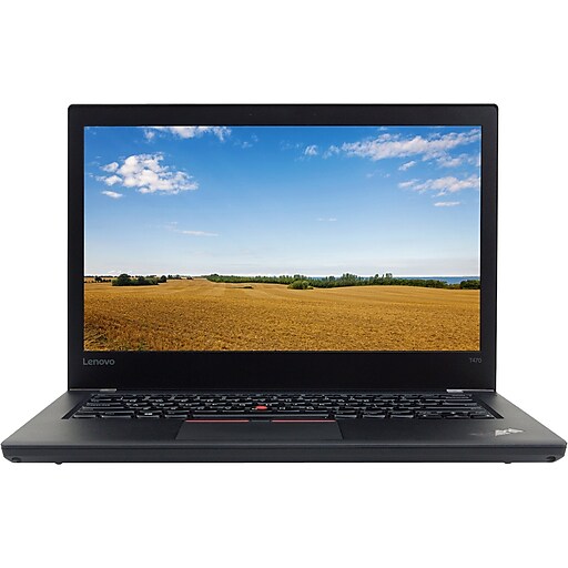 Lenovo ThinkPad T470 14" Refurbished Notebook, Intel i5, 8GB Memory, 256GB SSD, Windows 10 Pro (T470.i5.8.256.Pro)