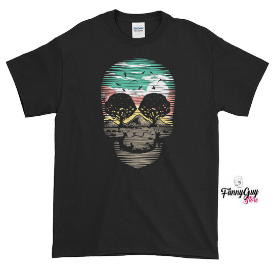 Cute Skull Tee Nature T Shirt Graphic Beautiful Birthday Gift T-Shirt Shirt Cool Lover