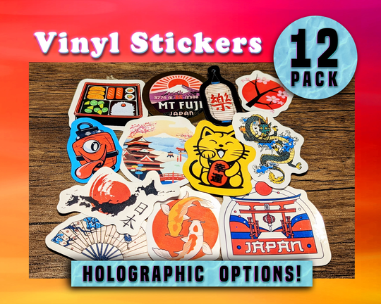Japan Aesthetic - Vinyl Sticker Pack