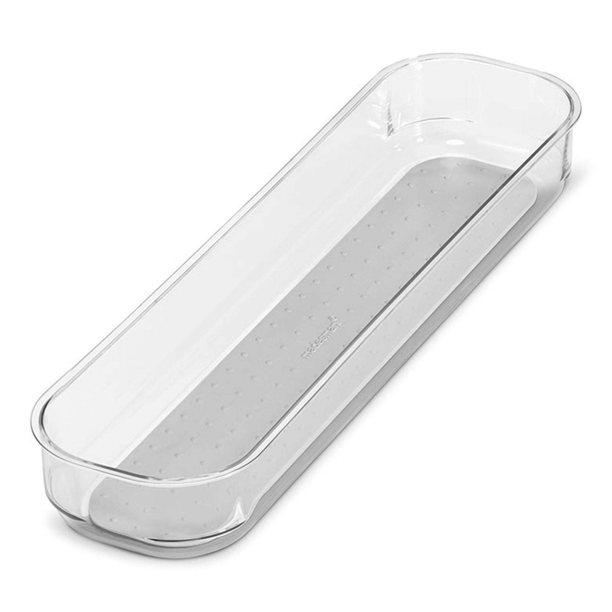 Narrow Madesmart Clear Soft Grip Storage Bin by World Market