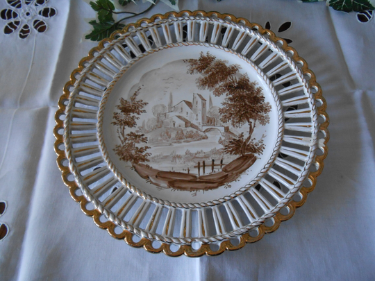 Vintage Decorative Plate Made in Italy Mid Century