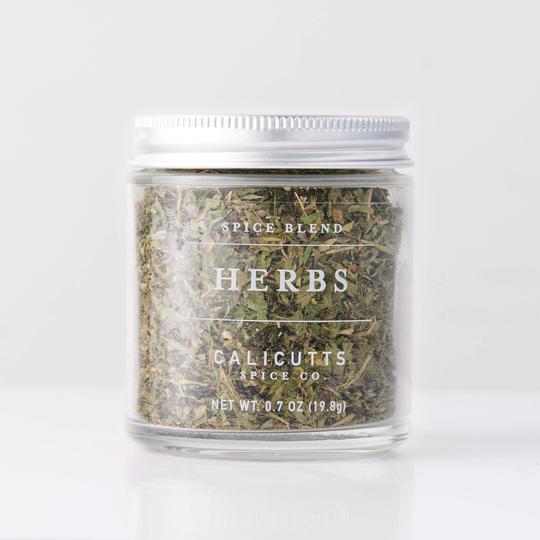 Herbs - Handcrafted Spice Blend 0.7 Ounces in Glass Jar, Preservative & Gluten-Free