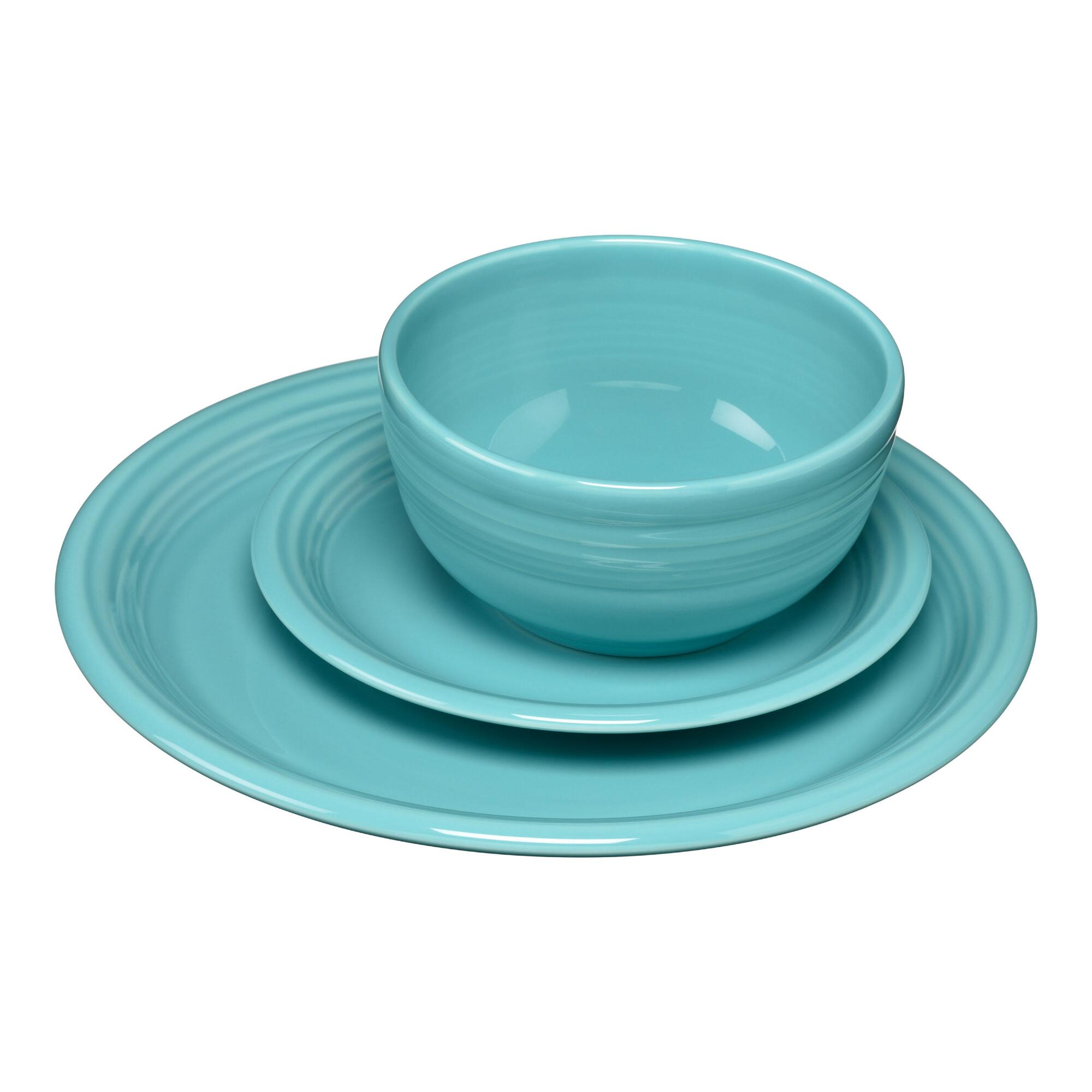 Turquoise Fiesta Bistro Dinnerware Collection by World Market