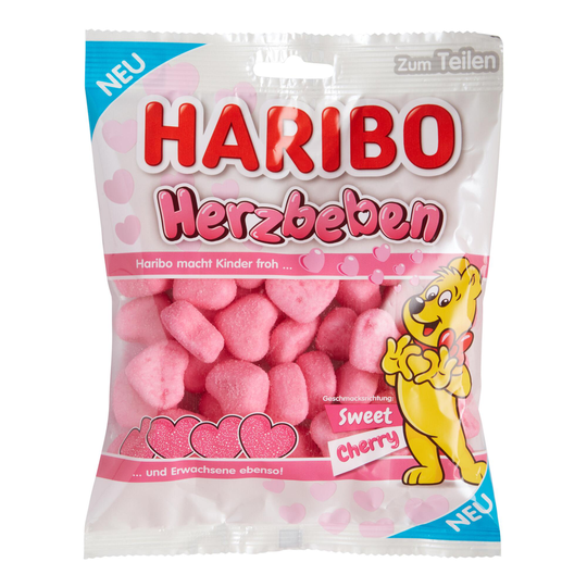 Haribo Sweet Cherry Heart Quake Chewy Candy by World Market