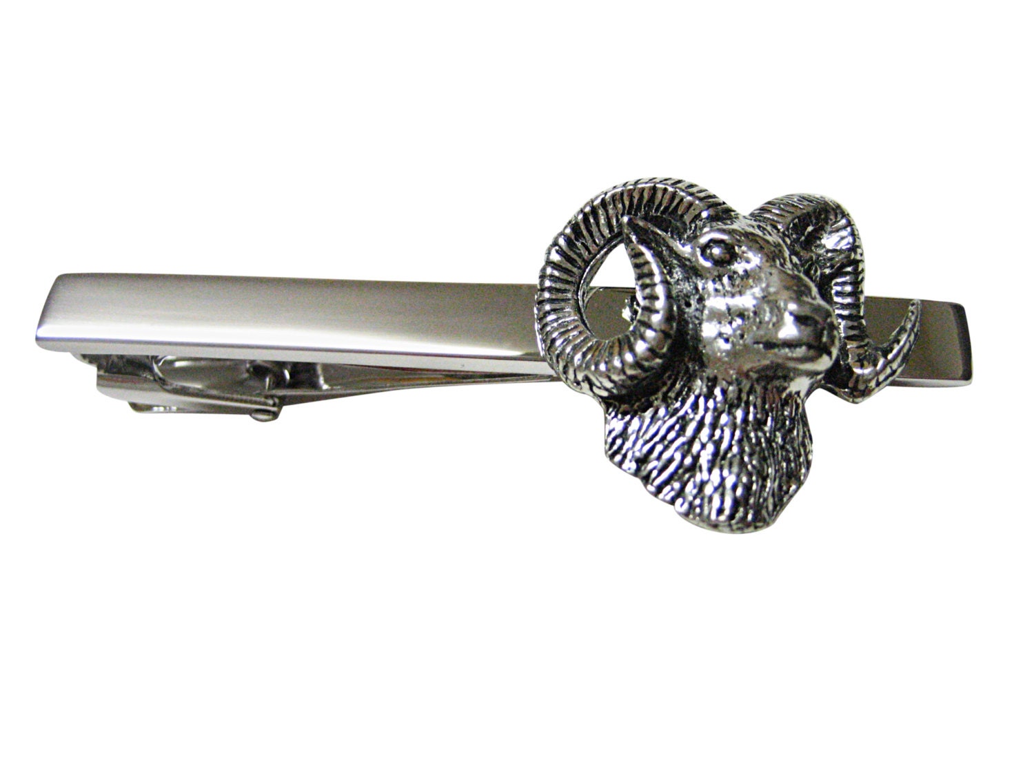 Ram Head Square Tie Clips