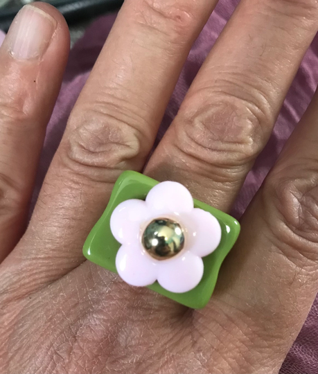 Chunky Flower Ring