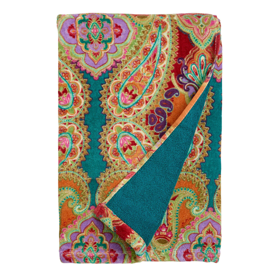 Multicolor Paisley Venice Bath Towel - Cotton by World Market