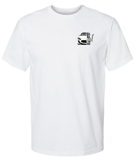 Granturismo Shirt Super Soft 60/40 Blend T Shirt Jdm Mc White Front M145