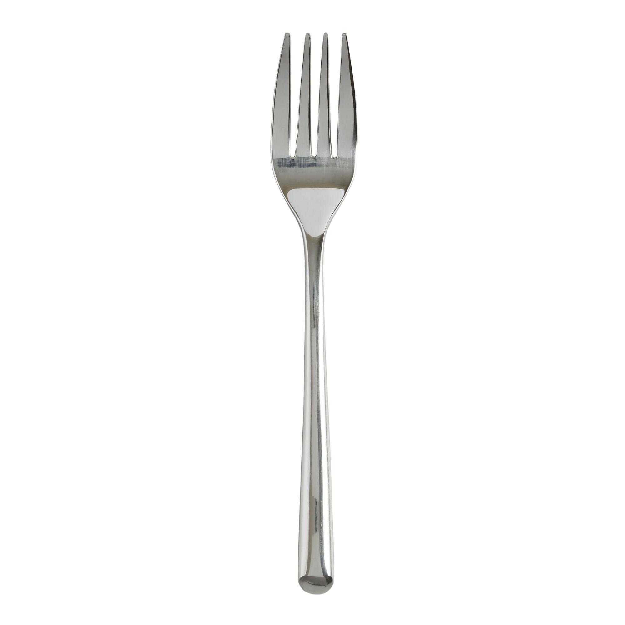 Silver Wave Salad Forks Set of 4 by World Market