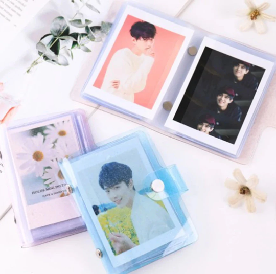 Mini Glitter Jelly Kpop Collection Photocard Binder