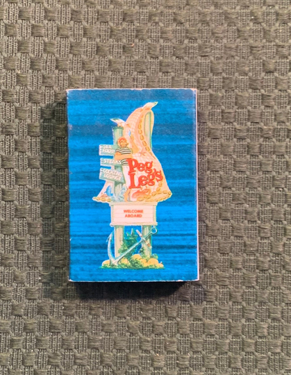 Vintage Matchbook, Peg Legs, Seafood, Restaurant, Orlando, Florida, Matchbox, with All Wooden Matches, Free Ship in Usa