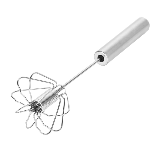 Pro Alloy Wire Egg Whisk Beaters Mixer Milk Blender for Blending Kitchen Tools - silver, l