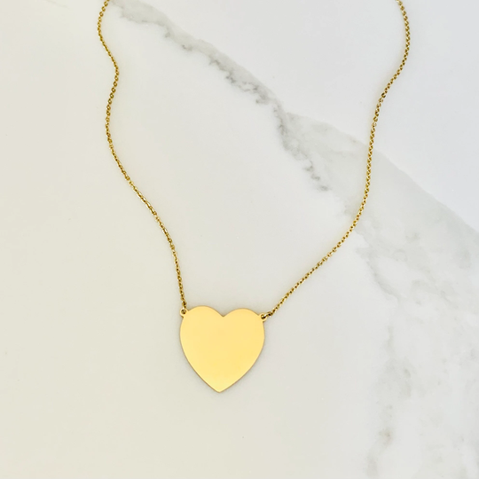 Heart Necklace Large Small Business Wedding Sale Bestseller Gold Today I Love You Mama Tik Tok Snackqween Valentines Galentine Traitors Kate