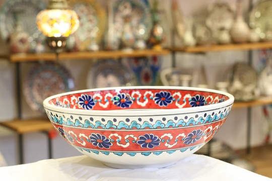 Candy Nut Dishes, Individual Tapas Authentic Salad Bowl, Turkish Ceramic Platter, Porcelain Traditional Designs, Serving Floral Bowl