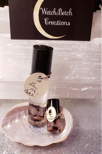 Lei Me Betch Plumeria Scented Crystal Infused Essential Oil Roller