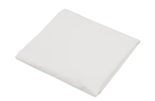 DMI DMI Hospital Bedding Fitted Sheet, White (XL) Full Extra Long 132-Thread Count Cotton Polyester Blend White Bed Sheet | 554-7075-1958