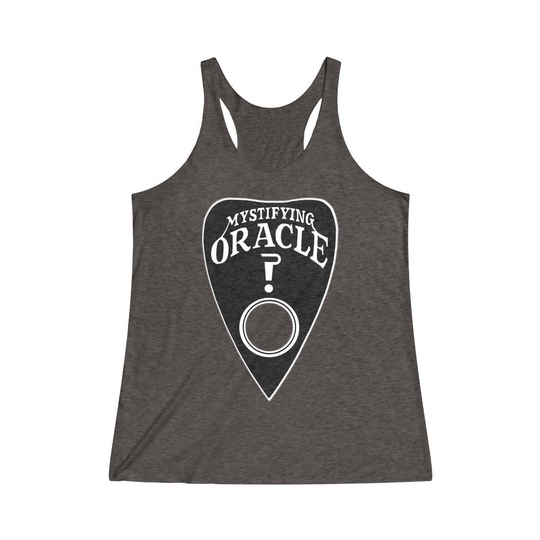Mystifying Oracle Women's Tri-Blend Racerback Tank