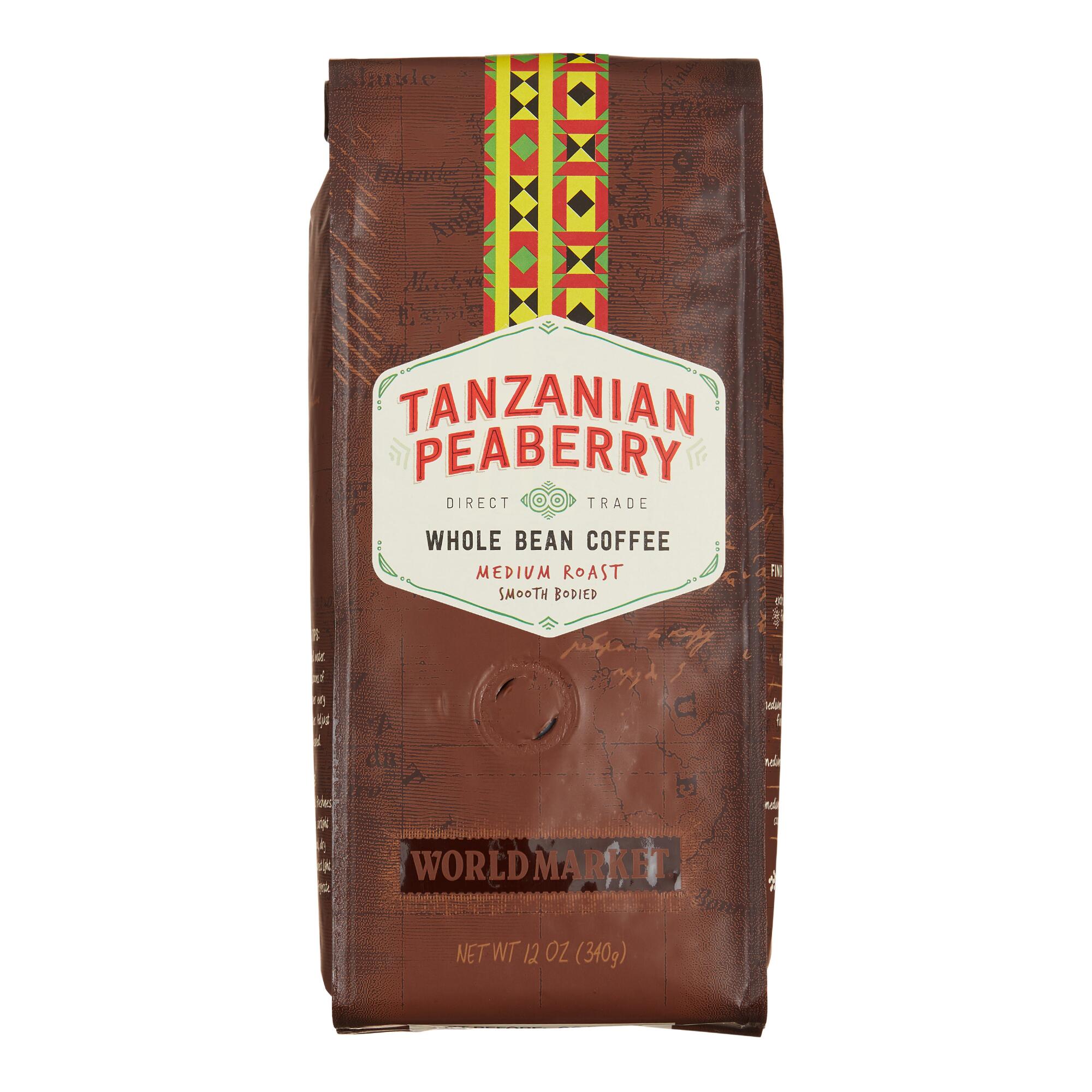 12 oz. World Market Tanzanian Peaberry Coffee Set of 6 by World Market