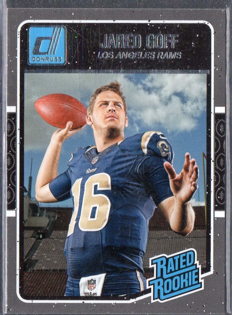 Jared Goff Rc 2016 Donruss #372 Football Card - Los Angeles Rams