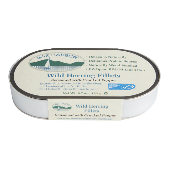 Bar Harbor Wild Herring Fillets with Cracked Pepper by World Market
