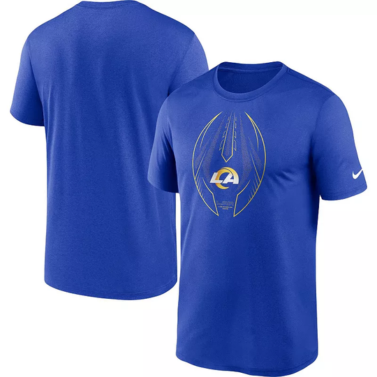 Men's Nike Royal Los Angeles Rams Team Legend Icon Performance T-Shirt, Size: Medium, Blue