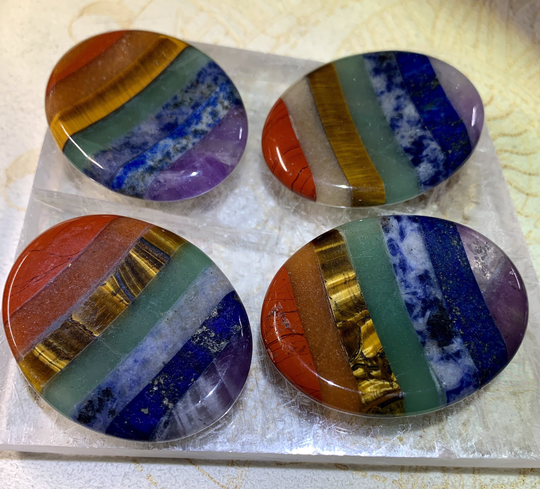 Teardrop & Oval Worry Stones